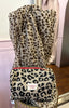 Leo Leopard Print Make-up/Wash Bag