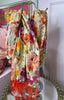 Tropical Bloom Tassel Scarf