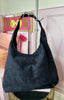 Slouchy Suedette Feel Shoulder Bag