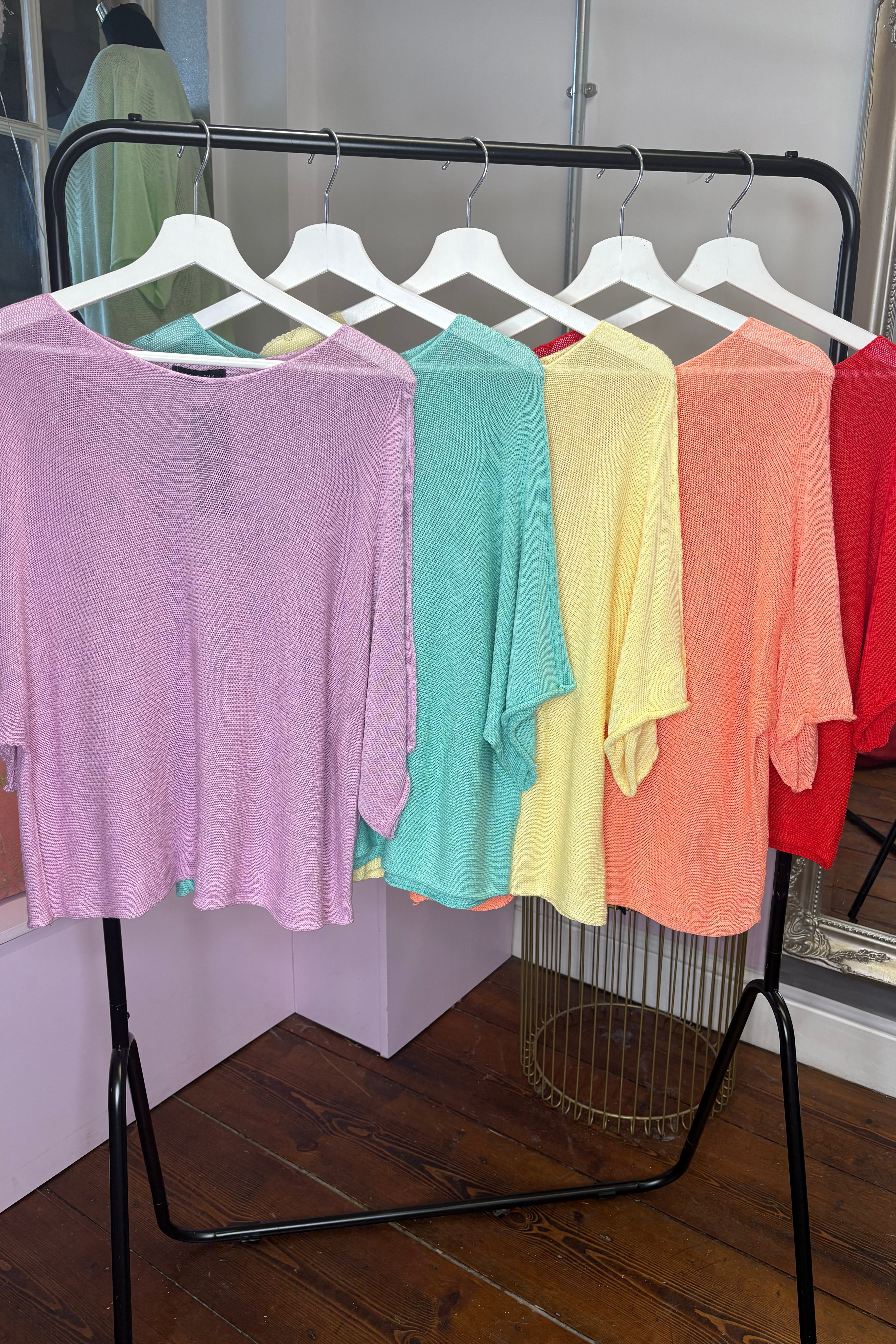 Three Quarter Length Sleeved Lightweight Top