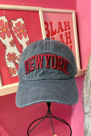 New York Baseball Cap / Blue