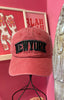 New York Baseball Cap / Red