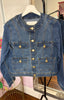 Military Denim Inspired Jacket