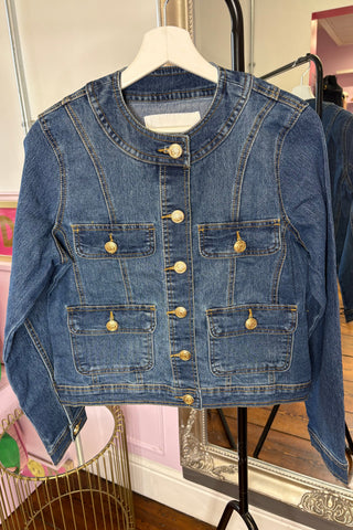 Military Denim Inspired Jacket