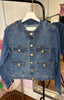 Military Denim Inspired Jacket
