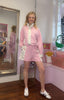 Two Piece Polka Dot Short and Jacket Set / Pink