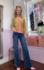 Print It Cardigan / Lime & Orange