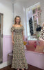 Botanical Bloom Maxi Dress / Beige