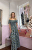 Botanical Bloom Maxi Dress / Blue