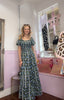 Botanical Bloom Maxi Dress / Blue