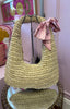 Hessian Style Shoulder Bag