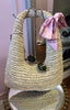 Hessian Style Shoulder Bag