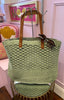 Hessian Shoulder Bag / Green