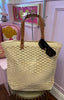 Hessian Shoulder Bag / Light Beige