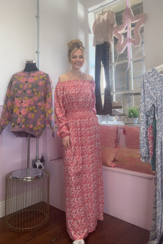 Floral Maxi / Red