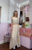 Top &  Skirt Two Piece Set / Cream