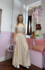 Top &  Skirt Two Piece Set / Cream