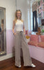 Two Stripe Joggers / Beige