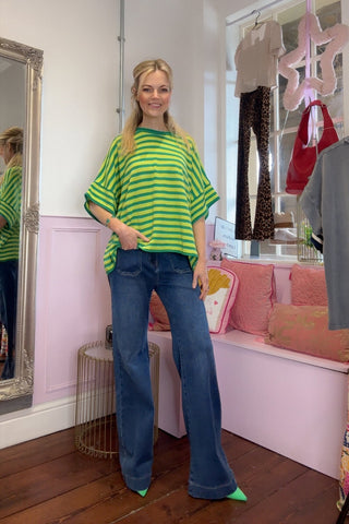 Striped Tee / Green