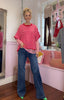 Striped Tee / Pink