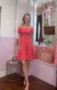 Coral Bardot  Dress