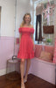 Coral Bardot  Dress