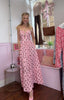 Polka Dot Star Fish Maxi / Pink