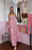 Polka Dot Star Fish Maxi / Pink