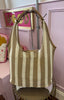Striped Summer Tote / Beige