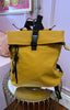 Fold Over Backpack / Mustard