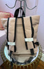 Fold Over Backpack / Dusky Pink