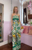 Halter Neck Lemon Jumpsuit / Green