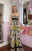 Halter Neck Lemon Jumpsuit / Black
