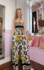 Halter Neck Lemon Jumpsuit / Black