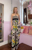 Halter Neck Lemon Jumpsuit / Black