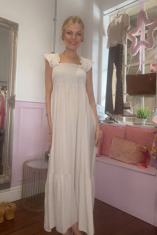 Sahara Maxi Dress / Cream