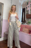Striped Wide Leg Trousers