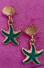 Starfish Drop Earrings
