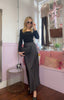 Polka Dot Maxi Skirt