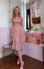 Ditzy Smock Dress / Red