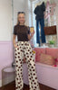 Polka Dot Trousers Beige