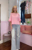 Lightweight Italian Knit / Baby Pink