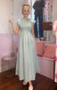 Maxi Ruffled Sleeve Dress