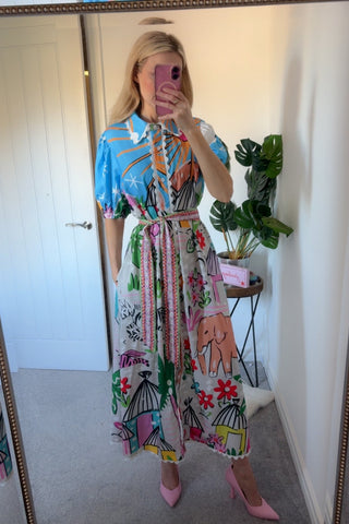 Safari Print Dress