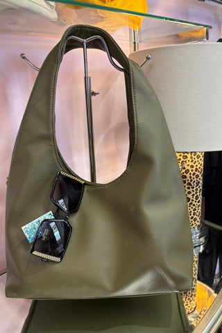 Hobo Shoulder Bag / Olive