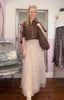 Layered Tiered Mesh Skirt