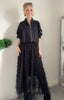 Layered Tiered Mesh Skirt