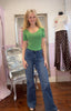 Lightweight Knit Top / Green