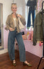 Suede Bomber Jacket / Oat