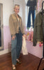 Suede Bomber Jacket / Oat